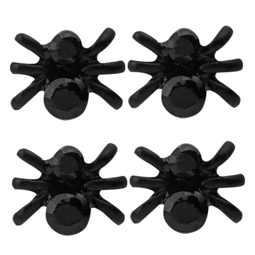 WRITWAA 2 Paare Halloween Spinnen Ohrstecker Damen Spinnenform Ohrschmuck Gruseliges Party Accessoire Cartoon Anhänger für Kostüm und Alltag von WRITWAA