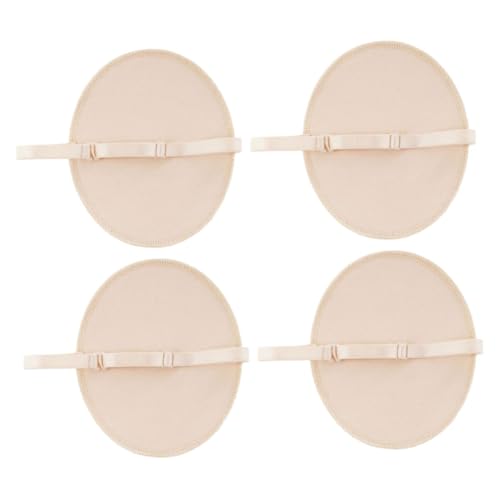 WRITWAA 2 Paare Schweißabsorbierende Wattepads unter den Achseln schweißpads Schweißabsorbierende Pads Unterarm-Schweißpolster für Männer Anti-Schweiß-Pad Baumwolle Beige von WRITWAA