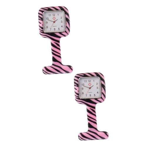 WRITWAA 2 STK Krankenschwester Taschenuhr Medical Watch Medizinische Uhr Arztuhr Pflegepersonal Digitale Taschenuhr, runde Taschenuhr Klassische Retro-Taschenuhr Krankenschwester Uhr von WRITWAA