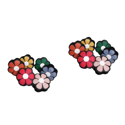 WRITWAA 2stücke Blumenförmige Mädchen Schultertasche Aus Pu-Leder Elegante Umhängetasche Für Junge Mädchen Für Outdoor-aktivitäten Und Kleine Gegenstände Orange von WRITWAA