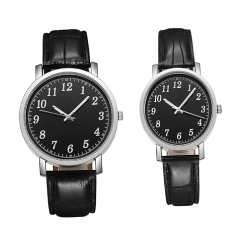 WRITWAA 2stücke Armbanduhren Aus Paaruhr Freizeituhren Kreative Gürteluhr Langlebige Uhr Chemikalien Für Business Und Alltag von WRITWAA