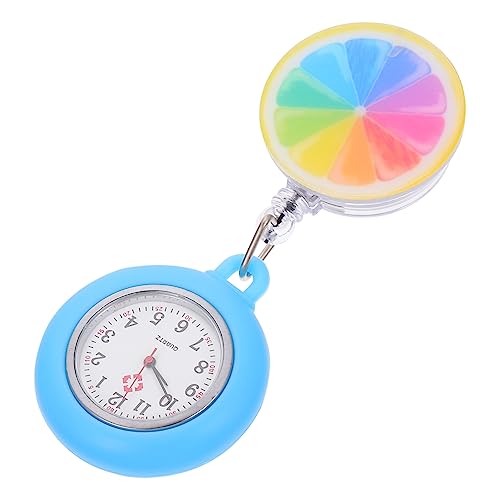 WRITWAA 2 STK Taschenuhr Clip Auf Krankenschwesteruhr Abzeichen Uhr Ansteckuhr Für Die Krankenpflege Teleskopische Schwesternuhr Hängende Schwesternuhren Frauen Anclipsen Pflegeuhr Quarz von WRITWAA