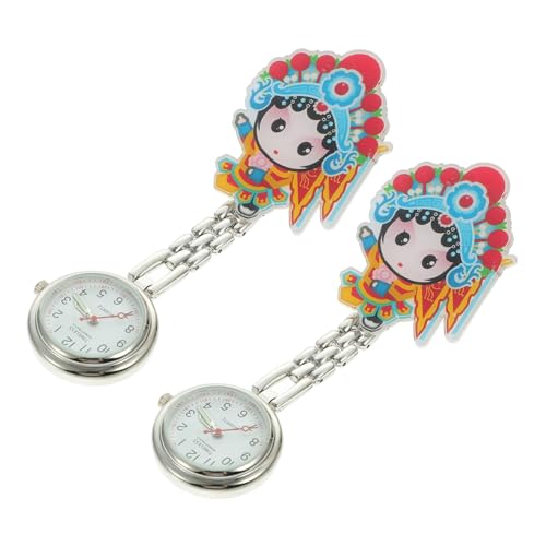 WRITWAA 2stücke Flexible -Uhren Dezente Taschenuhr Mit Ausziehbarem Design Leicht Und Tragbar Für Ärzte Und Pflegekräfte von WRITWAA