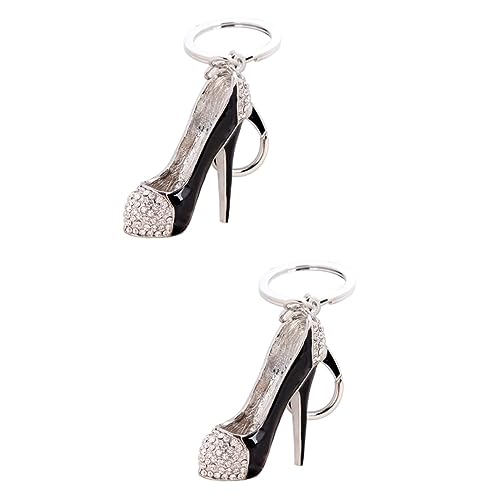 WRITWAA 2stücke Schlüsselanhänger High Heel Kreativer Metallanhänger Für Autoschlüssel Stilvolle Taschendekoration Für Geburtstagsfeiern Weihnachten Und Besondere Anlässe Schwarz WRITWAA 2stücke Schlüsselanhänger High Heel Kreativer Metallanhänger Für Autoschlüssel Stilvolle Taschendekoration Für Geburtstagsfeiern Weihnachten Und Besondere Anlässe Schwarz von WRITWAA