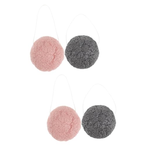 WRITWAA 2 Sätze Reinigen -schwamm Sanft Gesicht Peeling Make-up-schwamm Reinigungsschwamm Natürlich Frauen Stehen Vor Schwamm Make-up-entferner-schwamm Zufällige Farbe 2 Stück * 2 von WRITWAA