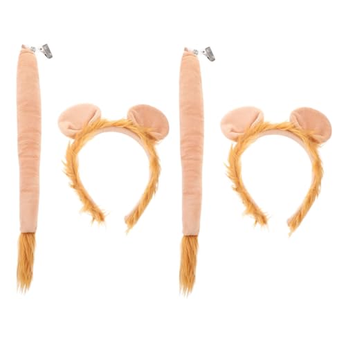 WRITWAA 2 Sets Stirnband Set Tiere Löwenkostüm Mähne Kinderkostüm Säugling Party Prop Löwen Pelzige Ohren Kleinkind Plüsch Kostüme Karneval Tierkostüm Stoff Orange WRITWAA 2 Sets Stirnband Set Tiere Löwenkostüm Mähne Kinderkostüm Säugling Party Prop Löwen Pelzige Ohren Kleinkind Plüsch Kostüme Karneval Tierkostüm Stoff Orange von WRITWAA