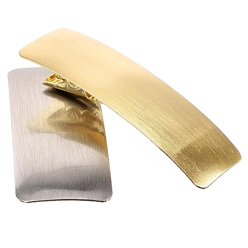WRITWAA 2 Stck. Metall Haarklammern Rechteckige Haarspangen für Damen für Dickes Haar Modisches Haarschmuck Accessoire und Rutschfest und Einfach von WRITWAA