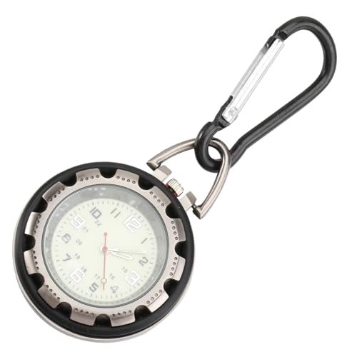 WRITWAA 2 STK Backpacker-Clip-Uhr Taschenuhr Digital Männer Hochleistungs-taschenuhr Uhr Fob Einziehbar Fortschrittliches Material Multifunktion Gürteluhren Betrachten Watchxh von WRITWAA