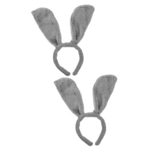 WRITWAA 2 Stück Festival-haarreifen Mit Tierohren Haarband Für Frauen Tanzparty Stirnband Mädchen Haarreifen Party-haar-accessoire Modisch Bequem von WRITWAA
