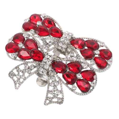 WRITWAA 2 Stück Abnehmbare Schleifen Schuheclips mit Funkelnden Strasssteinen Braut High Heel Accessoires Vielseitige Clip Schuhverzierung für Hochzeit Bankett Party und Festliche Anlässe von WRITWAA