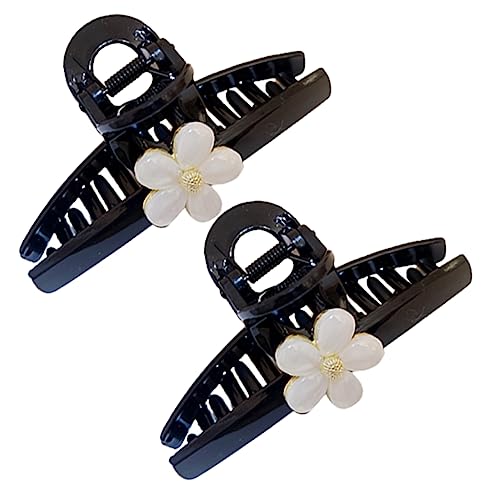 WRITWAA 2 Stück Acryl Haarklammern Blüten Haarclips Minimalistisch Damen Haarschmuck für Alltag und Besondere Anlässe Stabil und Haarschonend von WRITWAA