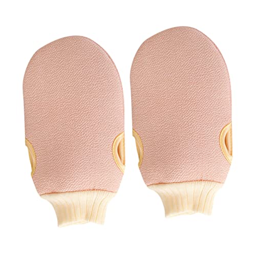 WRITWAA 2 Stück Badetuch Duschschrubber Peeling Sauber Handschuhe Handtuch Schrubben Handtücher Badehandschuh Massagehandschuh Für Den Rücken von WRITWAA