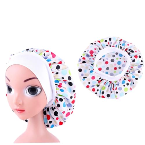 WRITWAA 2 Stück Breiter Krempe Elastische Haarkappe für Bequem und Stylisch für Einen Erholsamen Schlaf für Jungen von WRITWAA