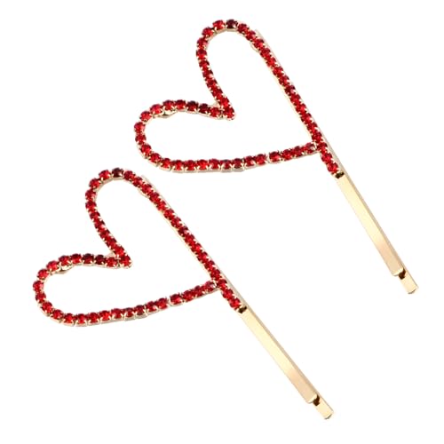 WRITWAA 2 Stück Damen Haarnadel Form Zubehör Haarnadeln Herz Hübsche Clips Mädchen Haarspange Frau Edelsteine Mode Niedlich Valentinstag Haarspange Strass Haarnadel Bobby Pin Rote WRITWAA 2 Stück Damen Haarnadel Form Zubehör Haarnadeln Herz Hübsche Clips Mädchen Haarspange Frau Edelsteine Mode Niedlich Valentinstag Haarspange Strass Haarnadel Bobby Pin Rote von WRITWAA