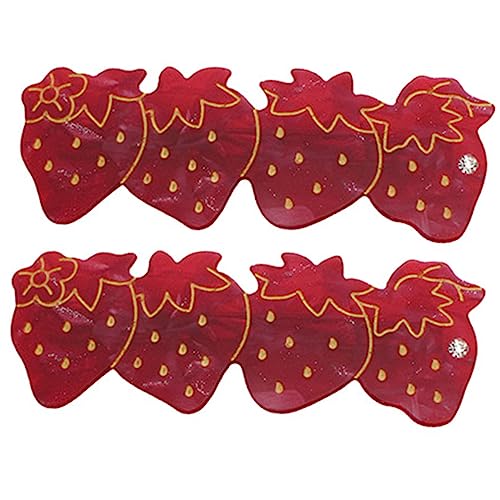 WRITWAA 2stücke Haar Klammern Erdbeer Haarspange Obst Haar Clips Haarschmuck Für Mädchen Haarstyling-tools Haarspange Für Frauen Haarnadel Für Frauen von WRITWAA