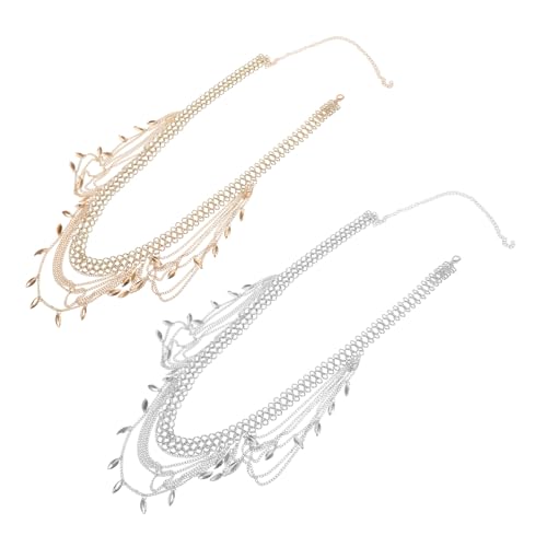 WRITWAA 2 Stück Ethnischer Taillengürtel Damen Verstellbare Bauchkette mit Mehrlagigem Metall-design Minimalistische Körperkette für Strand Festival Freizeitkleidung und Partys WRITWAA 2 Stück Ethnischer Taillengürtel Damen Verstellbare Bauchkette mit Mehrlagigem Metall-design Minimalistische Körperkette für Strand Festival Freizeitkleidung und Partys von WRITWAA