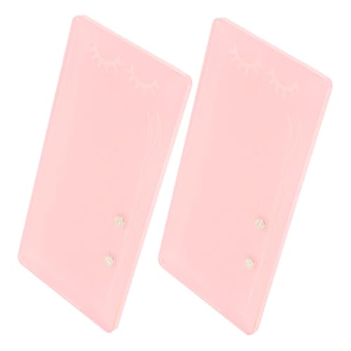 WRITWAA 2 Stück Eyelash Extension Board für Falsche Wimpern Organizer für Wimperngrafting Transparentes Design für Professionelle Studios von WRITWAA