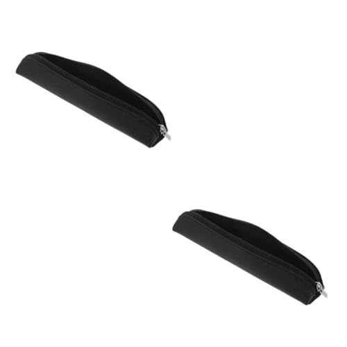 WRITWAA 2 Stück Federmäppchen Stifttasche Stifthalter Stiftschutztasche Stiftaufbewahrungstasche Stiftetui Stiftholster Organizer Tasche Stift Tragetasche von WRITWAA