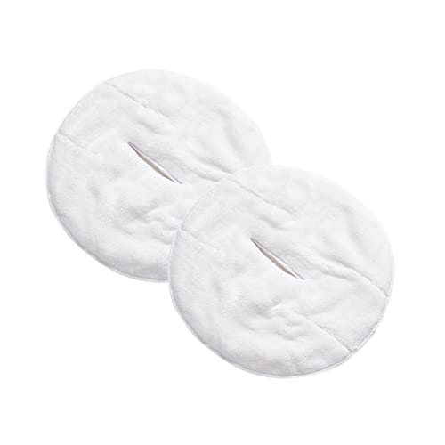 WRITWAA 2 Stück Gesichtstuch Handtücher Heißes Kompressentuch Bleaching-tücher Gesichtsmaske Handtuch Beauty-gesichtstücher Gesichtspflegendes Handtuch Korallenvlies Weiß von WRITWAA