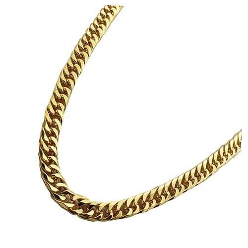 WRITWAA 2 Stück Goldimitat Halsketten Goldimitat Halsketten Für Männer Hip Hop Halsketten Männer Goldimitat Halsketten Halsketten Im Punk Stil Punk Ketten Übertriebene Halsketten von WRITWAA