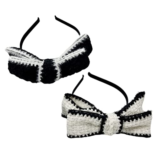 WRITWAA 2 Stück Großes Schleifen Haarband Haarschmuck für Damen für Partys Cosplay Modisches Accessoire von WRITWAA