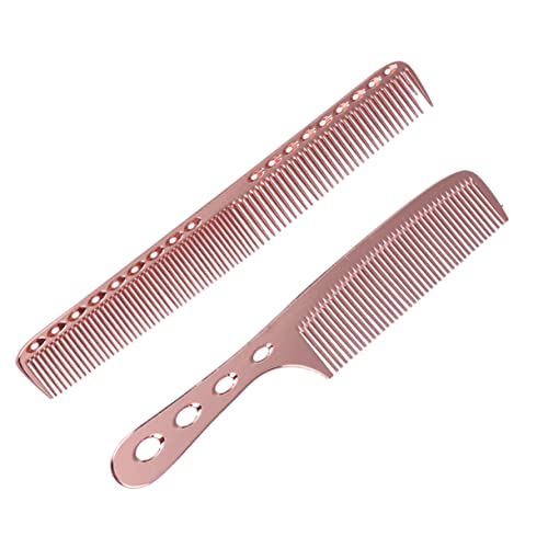 WRITWAA 2 Stück Haarkämme Friseurkämme Rosé für Haarstyling und Organisation Ultra Dünn zur Kopfhaut Hautfreundlich und Optimal für Damen und Herren von WRITWAA