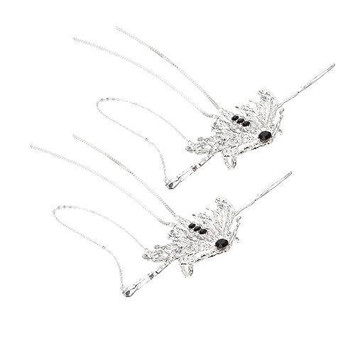 WRITWAA 2 Stück Haarklammern mit Haarnadel und Quaste Antike Haarschmuck für Damen für Hochzeiten und Besondere Anlässe Haaraccessoires für Tägliche Outfits und Festliche Anlässe von WRITWAA