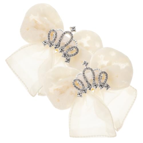 WRITWAA 2 Stück Haarnadel Haarklammern Styling Bögen Krokodil Haarspangen Mädchen Haarzubehör Haarspangen Frauen Alligator Haarschmuck Für -mädchen Clips Beige Metall von WRITWAA