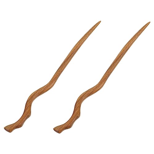 WRITWAA 2 Stück Haarstäbchen Klassische Hanfu Haarnadel Holz Haarnadeln für Diy Frisuren Traditionelles Haaraccessoire für Damen WRITWAA 2 Stück Haarstäbchen Klassische Hanfu Haarnadel Holz Haarnadeln für Diy Frisuren Traditionelles Haaraccessoire für Damen von WRITWAA