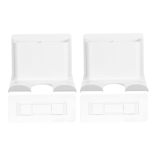 WRITWAA 2 Stück Haartrockner Ständer Haartrockner Wand Haartrockner Halter Haartrockner Organizer Wand Haartrockner Ständer Haartrockner Hängeregal Haartrockner Aufhänger von WRITWAA