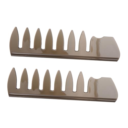 WRITWAA 2 Stück Herren Friseurkämme Professionelle Haarschneide und Stylingkämme für Männer für Glattes und Lockiges Haar Langlebig Haarbruch und Verbessert die Haarstruktur von WRITWAA