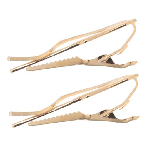 WRITWAA 2stücke Krawattennadeln Für Herren Mit Metallgabeln Geschirrform-krawattenklammern Anzug-accessoires Für Business Und Hochzeiten Stabile Krawattenklammern Mit Sicherem Halt von WRITWAA