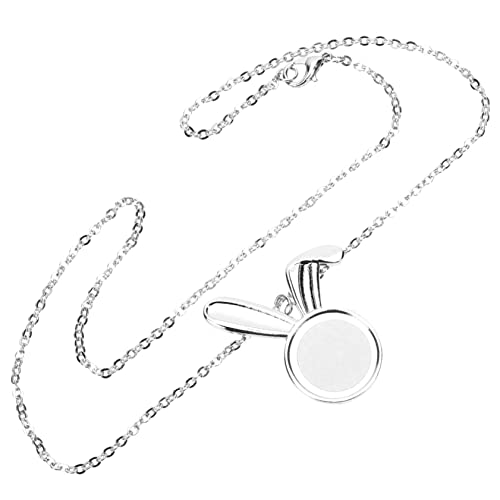 WRITWAA 2 Stück Kaninchen Halskette Dekorative Halskette Einfache Halskette Für Damen Legierungs Halskette Geschenk Mädchen Halskette Schmuck Halskette Damen Halskette DIY von WRITWAA