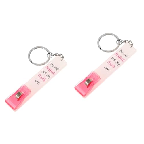 WRITWAA 2stücke Card Grabber Schlüsselanhänger Für Lange Nägel Kontaktloser Kartenabzieher Für Damen Praktischer Kartenclip Für Schlüsselbund Modischer Accessoire Für Alltag von WRITWAA