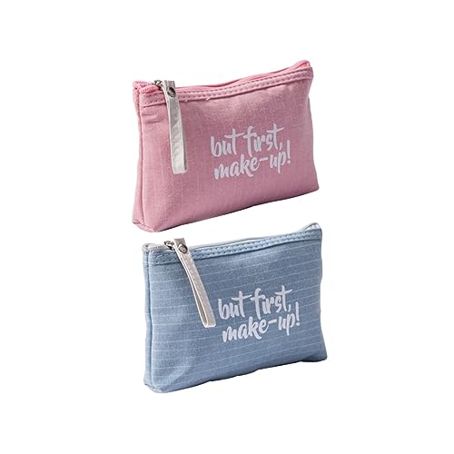 WRITWAA 2stücke Kosmetiktasche Reise-Kosmetiktasche Tragbare Schminktasche Outdoor- Kosmetik Und Toilettenartikel-Aufbewahrungstasche Organizer Für Frauen Und Mädchen von WRITWAA