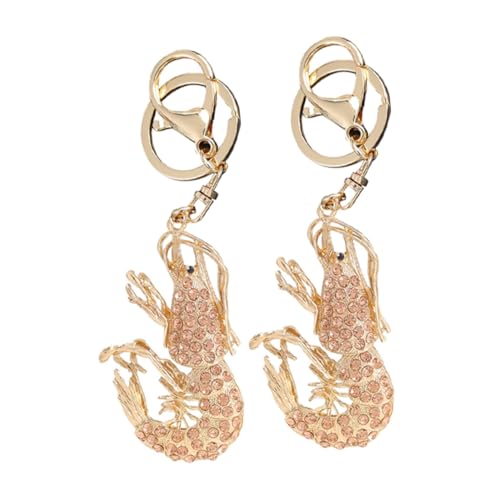 WRITWAA Schlüssel-zubehör für Jungen und Mädchen Schlüsselanhänger mit Strasssteinen Schlüsselanhänger mit Strasssteinen Stilvolles Cambarus-Ornament von WRITWAA