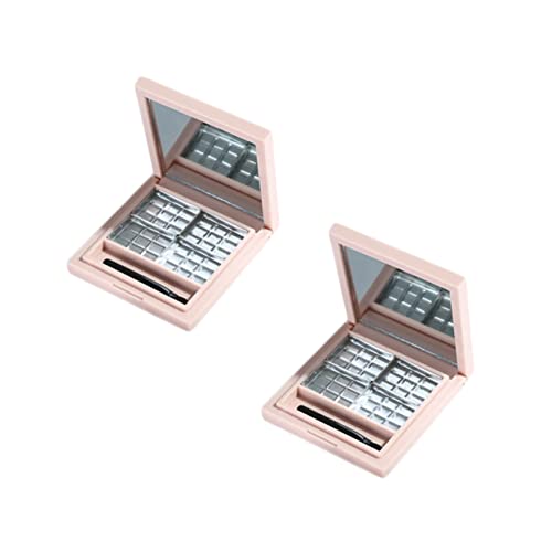 WRITWAA 2stücke Leere Lidschattenschale Glitzer Diy Lidschattenpalette Lidschatten-unterverpackungsboxen Lidschattenbox Für Frauen Und Mädchen Leerer Lidschattenbehälter von WRITWAA