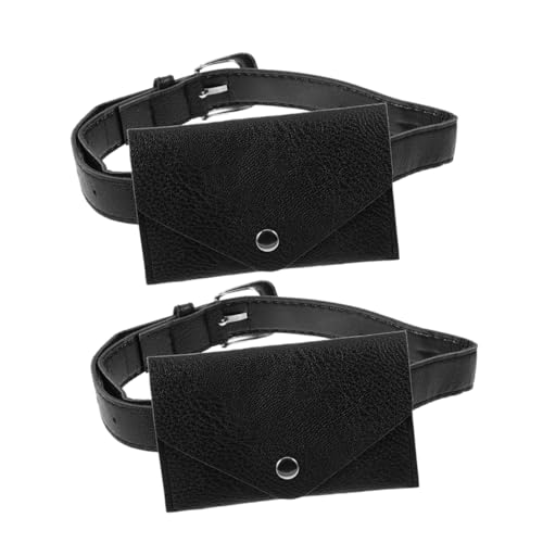 WRITWAA 2stücke Kleine Bauchtaschen Aus Kunstleder Modische Umhängetasche Für Mädchen Vielseitige Fanny Pack Stilvolle Gürteltasche Für Jeden Anlass von WRITWAA