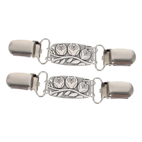 WRITWAA 2 Stück Modische Broschen aus Legierung als Zierliche Schalspangen für Damen Vielseitige Kleidungsklammern zur Dekoration von Schals Pullovern und Strickjacken von WRITWAA