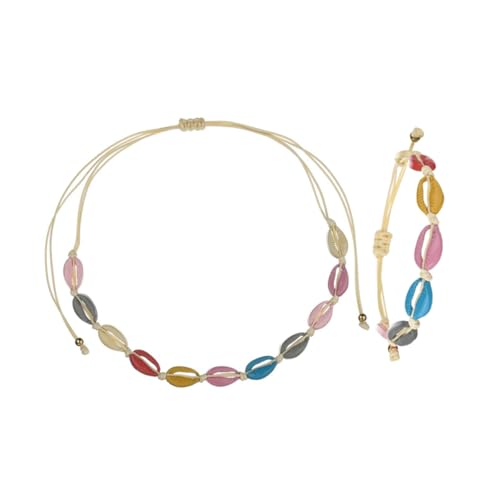 WRITWAA 2-teiliges Muschel-armband-set – Verstellbarer Boho-charm-armreif Für Teenager-mädchen Schmuck Für Den Strandurlaub WRITWAA 2-teiliges Muschel-armband-set – Verstellbarer Boho-charm-armreif Für Teenager-mädchen Schmuck Für Den Strandurlaub von WRITWAA