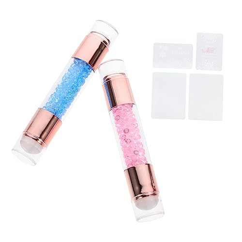 WRITWAA 2 Stücke Dual Headed Nail Art Stamper Maniküre Stempel für Selbstgemacht Hautfreundlich Langlebig für Salon und Zuhause WRITWAA 2 Stücke Dual Headed Nail Art Stamper Maniküre Stempel für Selbstgemacht Hautfreundlich Langlebig für Salon und Zuhause von WRITWAA