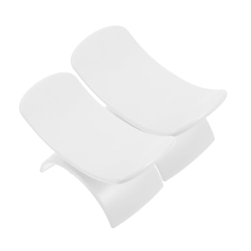 WRITWAA 2stücke U-förmige Maniküre Handauflage Kissen Abnehmbares Und Tragbares Handkissen Für Nageldesign Ergonomisches Nagelkunst Handstütze Für Zuhause Und Salon Weiß von WRITWAA