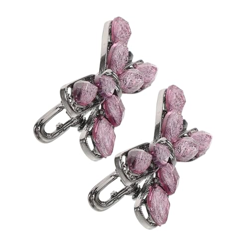 WRITWAA 2 Stück Niedliche Seiten Duckbill Clips mit Schleifen für und Mädchen Stylische Haaraccessoires für Alltag und Besondere Anlässe von WRITWAA