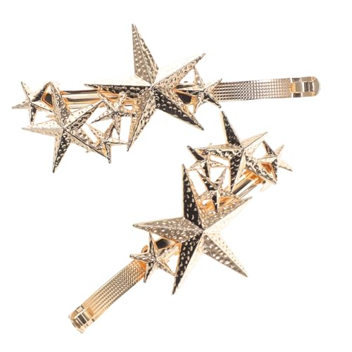 WRITWAA 2stücke Dekorative Stern-haarnadeln Aus Legierung Unregelmäßige Haarspangen Für Frauen Süße Haarnadeln Für Mädchen Für Hochzeiten Partys Und Alltag von WRITWAA