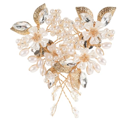 WRITWAA 2 Stück Perlenblumen Schuhclips Anklipsen Von Schuhverzierungen Schuhclips Perlendekorationen Für Schuhanhänger Dekorative Hochzeits Bobby Perlen Schuhschnallen von WRITWAA