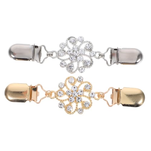 WRITWAA 2 Stück Pullover Clips und Cardigan Verschlüsse für Frauen für Büro Soziale Anlässe und Täglichen Gebrauch von WRITWAA