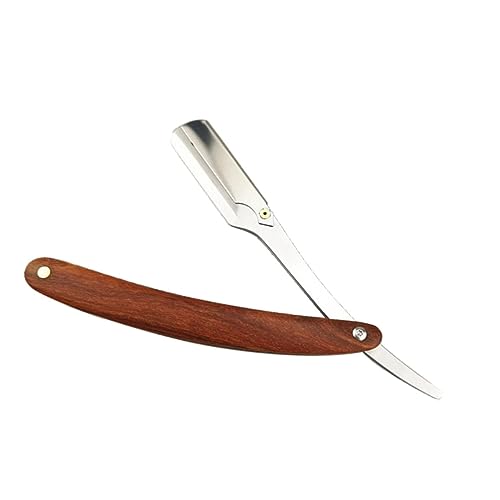 WRITWAA 2 Stück Rasiermesserhalter Körperpflege Friseurbedarf Rucker Für Männer Barbier Rasierer Für Männer Handbuch Rasiermesser Männer Rasierer Hölzern von WRITWAA