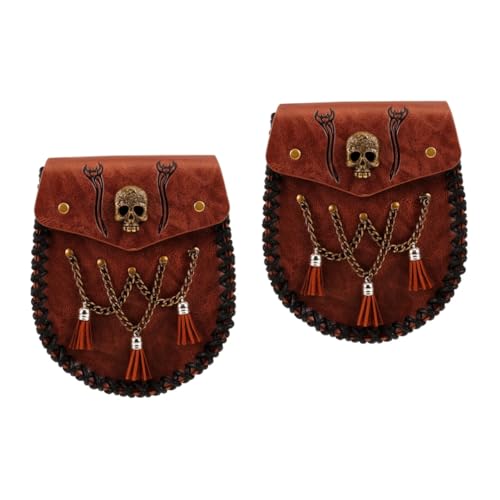 WRITWAA 2 Stück Retro Geldbörse Vintage Dekor Dekorieren Sie Das Geschenk Cosplay Geschenk Renaissance Gürteltasche Cosplay Partygeschenk Halloween Cosplay Tasche Cosplay von WRITWAA