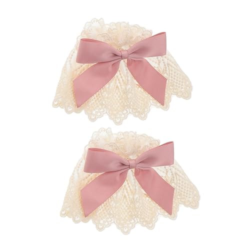 WRITWAA Spitzen-handgelenkmanschetten für Damen Spitze Kurzes Handgelenk für Lolita-dienstmädchen-kleid Abnehmbare Handmanschetten WRITWAA Spitzen-handgelenkmanschetten für Damen Spitze Kurzes Handgelenk für Lolita-dienstmädchen-kleid Abnehmbare Handmanschetten von WRITWAA