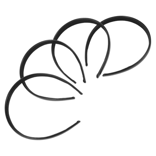 WRITWAA 2stücke Schwarzes Elastisches Stirnband Für Frauen Breites Und Bequemes Haarband Aus Pu-leder Klassisches Design Zum Styling Von Haaren Für Alltag Und Besondere Anlässe von WRITWAA